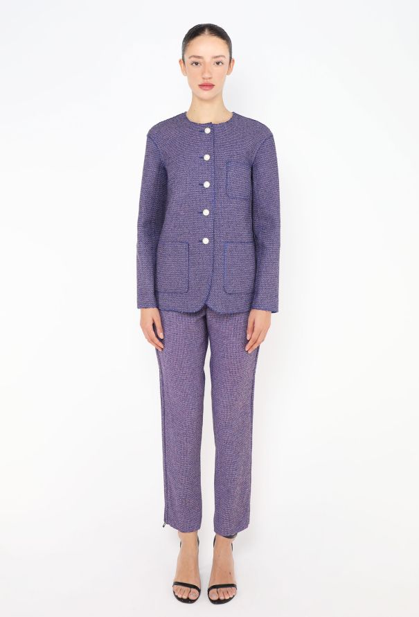 Chanel S/S 2013 Tweed Pearl Button Ensemble - 1