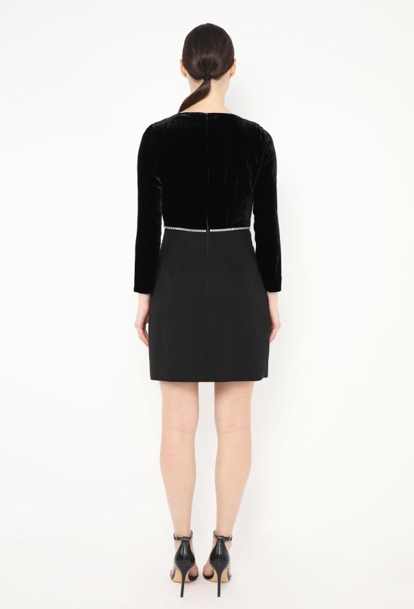 Miu Miu 2019 Embellished Velvet Dress - 4 Miu Miu 2019 Embellished Velvet Dress - 4