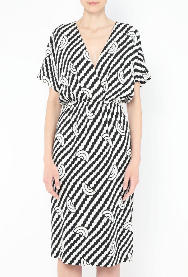 Céline 2021 Geometric Bicolor Dress - 2 Céline 2021 Geometric Bicolor Dress - 2