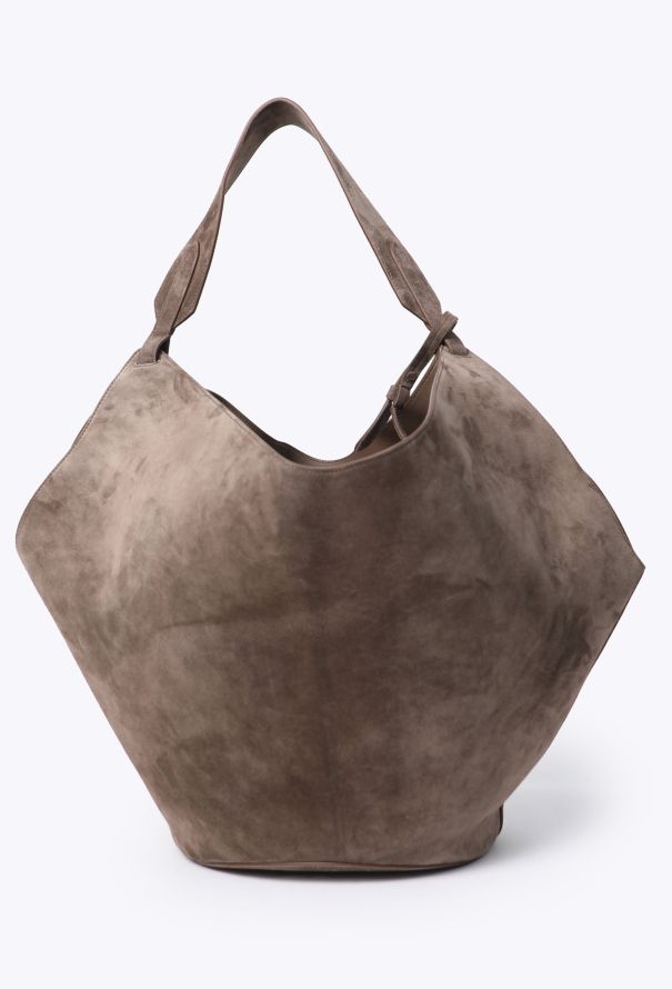Khaite Lotus Medium Suede Tote Bag - 5 Khaite Lotus Medium Suede Tote Bag - 5