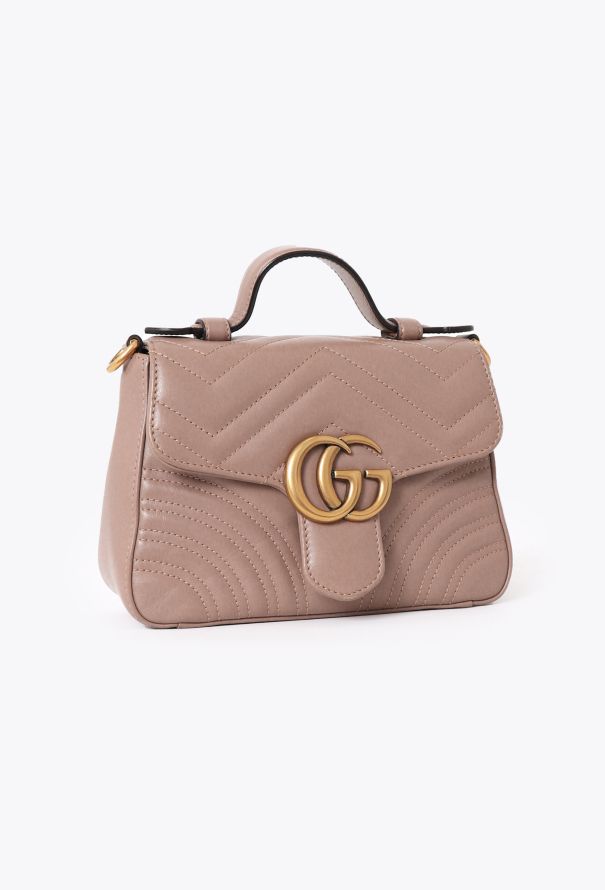 Gucci GG Marmont Mini Top Handle Bag - 3 Gucci GG Marmont Mini Top Handle Bag - 3