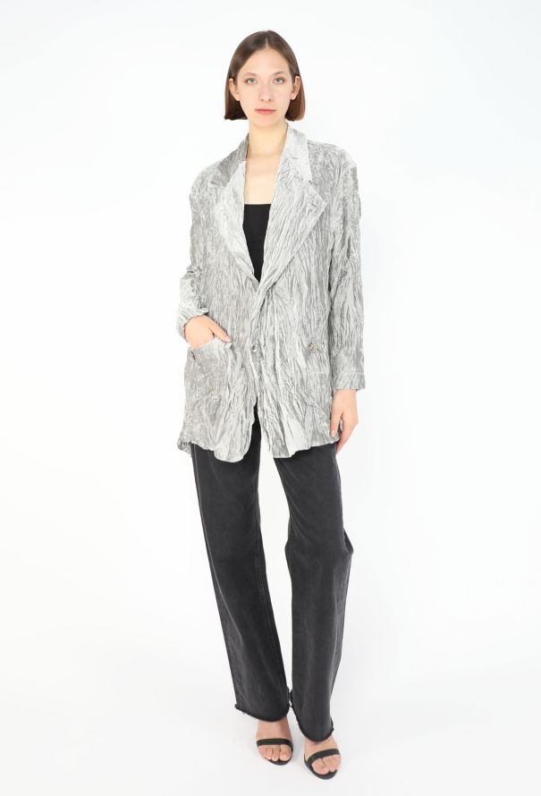 Issey Miyake Crushed Velvet Overshirt, F/W 1993 - 6