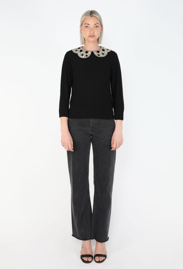 Dior Embellished Claudine Cashmere Sweater - 3