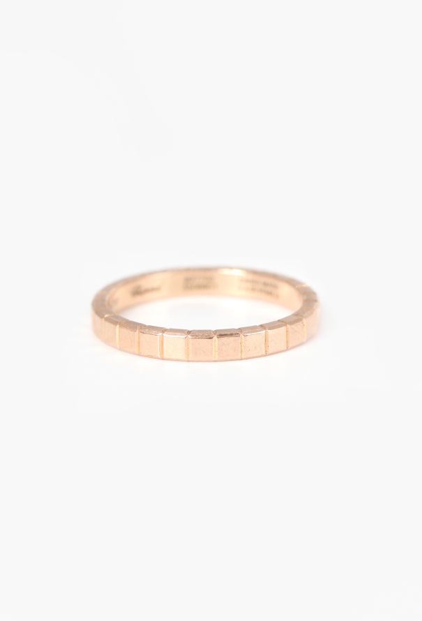 Chopard 18k Rose Gold Ice Cube Ring - 1