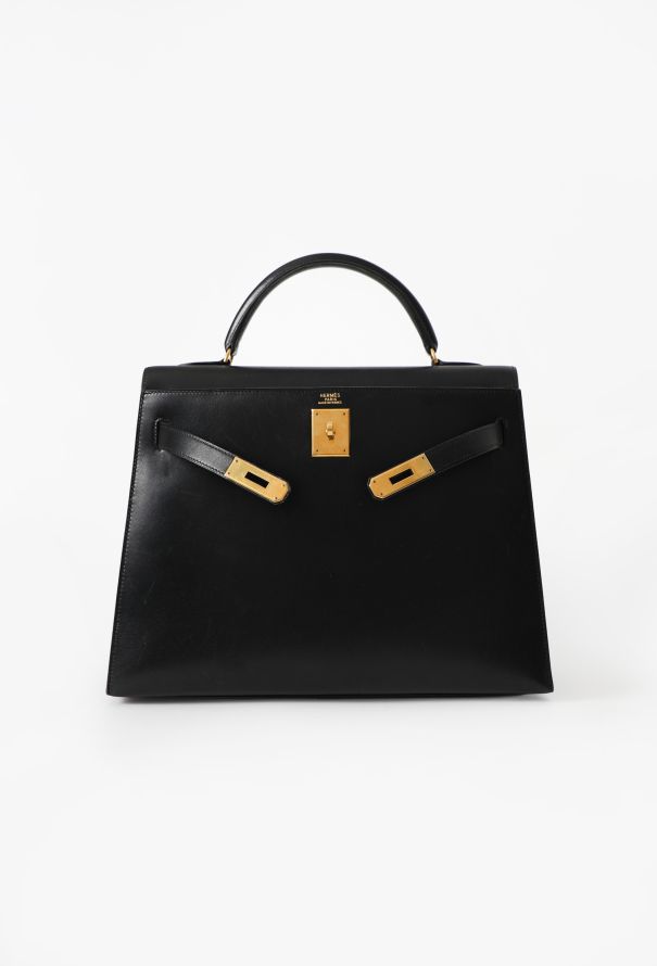 Hermès Vintage Black Box Kelly Sellier 32, 1971 - 3