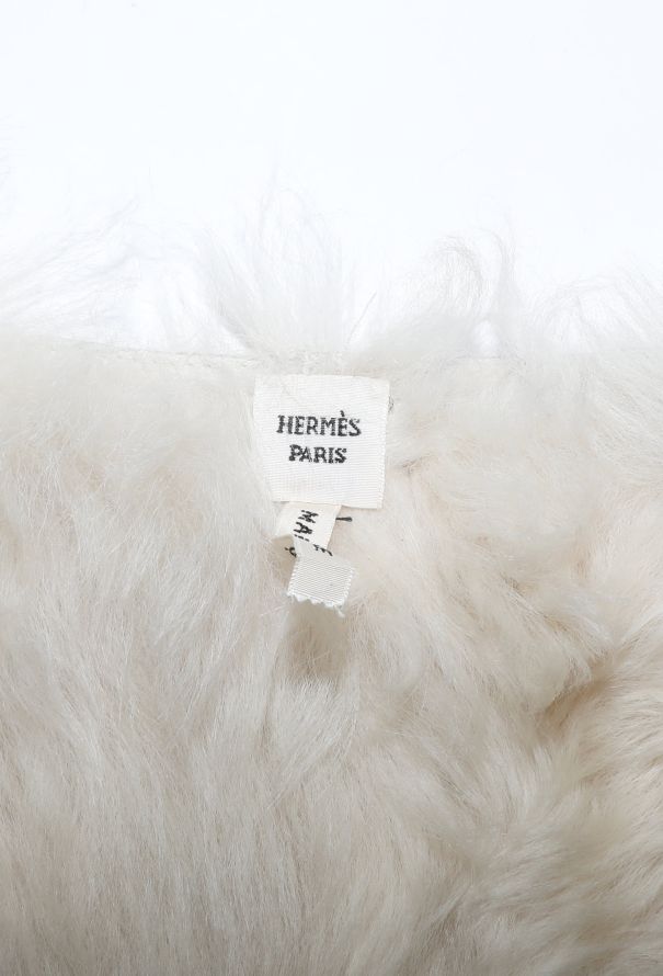 Hermès Shearling-Lined Belted Fur Vest - 8
