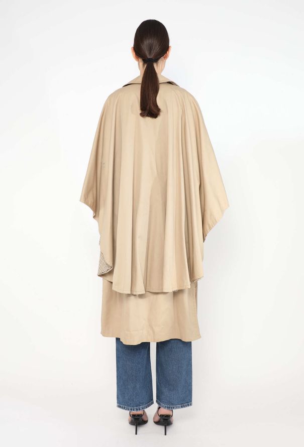 Saint Laurent Early '70s Inverness Cape Trench - 4