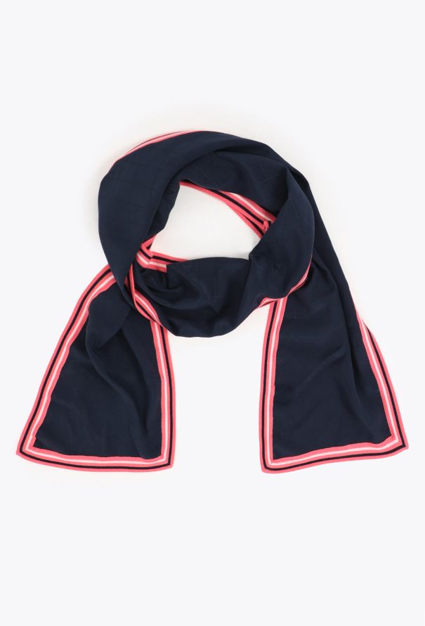Chanel Quilted 'CC' Silk Scarf - 3 Chanel Quilted 'CC' Silk Scarf - 3