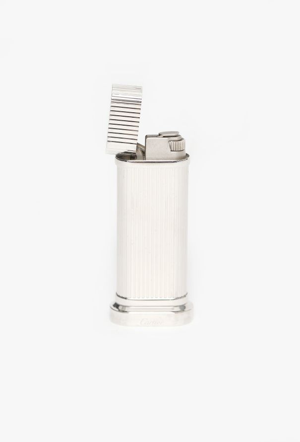 Cartier 1990 Silver-Plated Band Lighter - 1