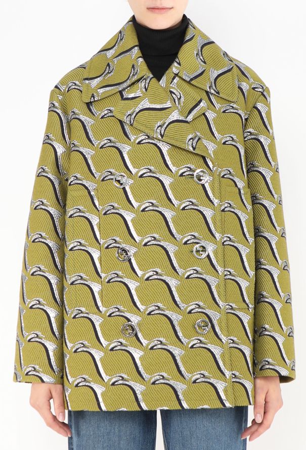 Gucci F/W 2024 Jacquard Peacoat - 1