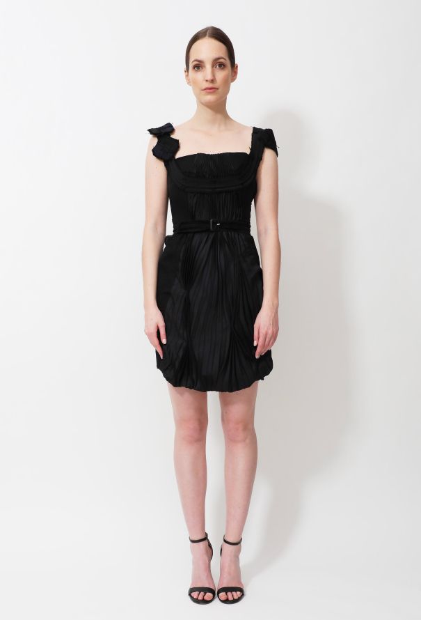 Prada pleated sales dress