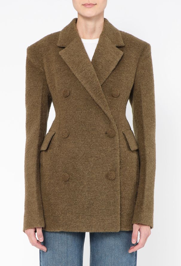 Jil Sander F/W 2022 Alpaca Hourglass Jacket - 1