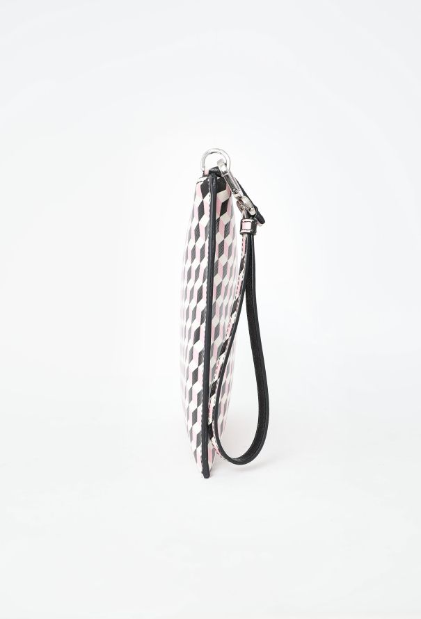 Prada Printed Saffiano Clutch - 4 Prada Printed Saffiano Clutch - 4