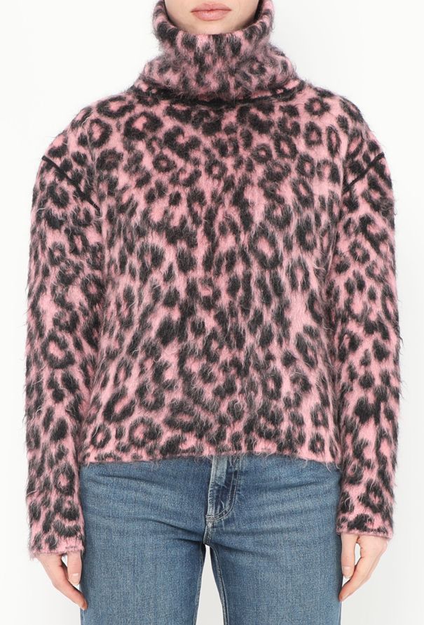 Céline Fall 2014 Leopard Mohair Sweater - 1