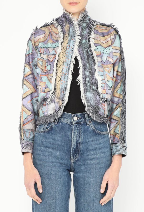 Louis Vuitton Resort 2019 Frayed Denim Jacket - 1
