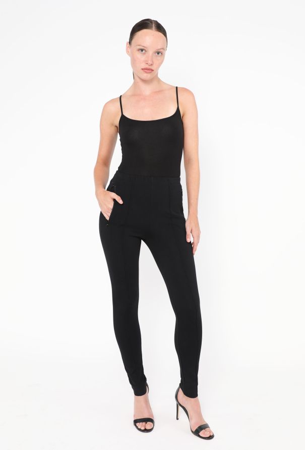 Balenciaga 2017 Cropped Zip Leggings - 1