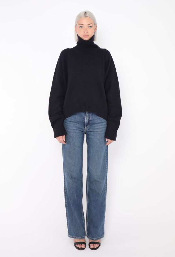 Céline Cashmere Turtleneck Sweater - 1