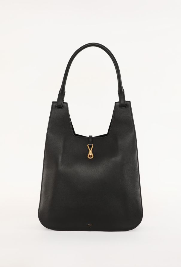 Céline Black Hook Hobo Bag - 1