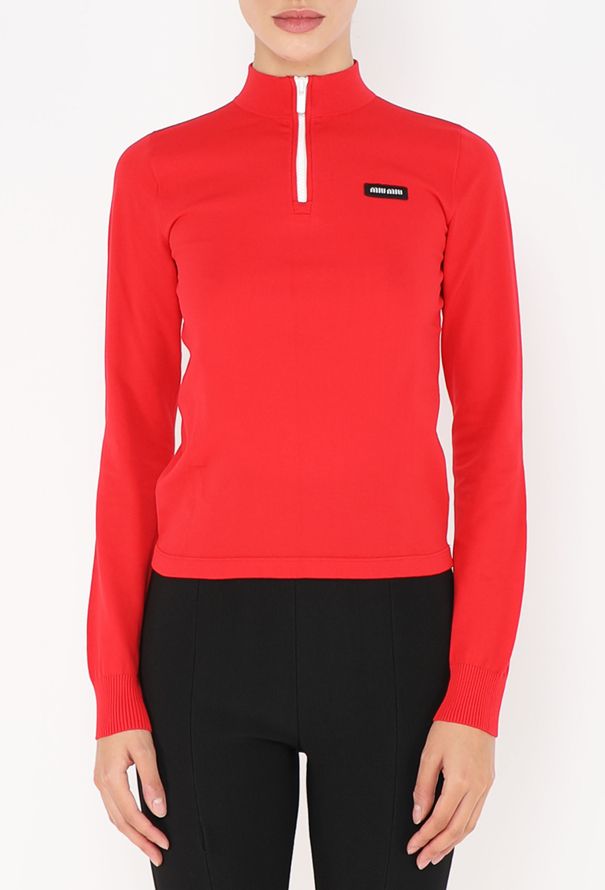 Miu Miu S/S 2025 Technical Zip-up Top - 1