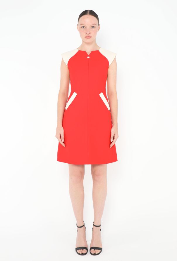 Courrèges Vintage Bicolor Shift Dress - 1