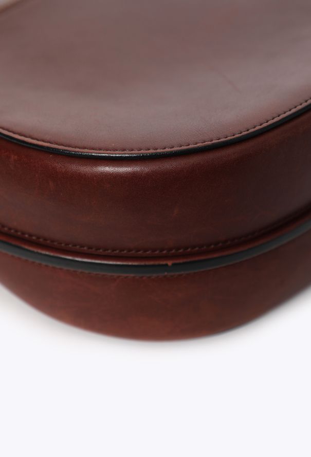 Céline Burgundy Medium Trotteur Crossbody Bag - 10