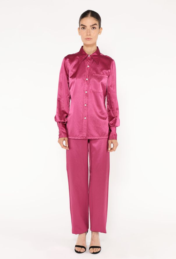 Maison Margiela Rare F/W 1995 Satin Tailored Ensemble - 4