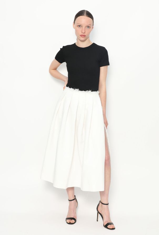 Comme des Garçons Pleated Slit Skirt - 1