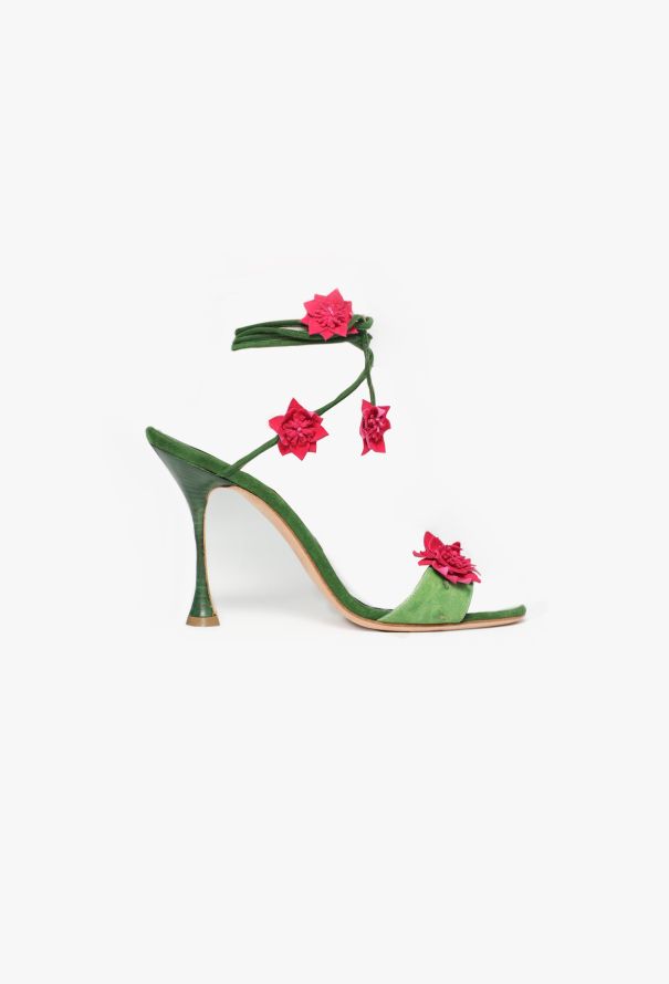 Manolo Blahnik 2017 Nappa Xacactus Heels - 1