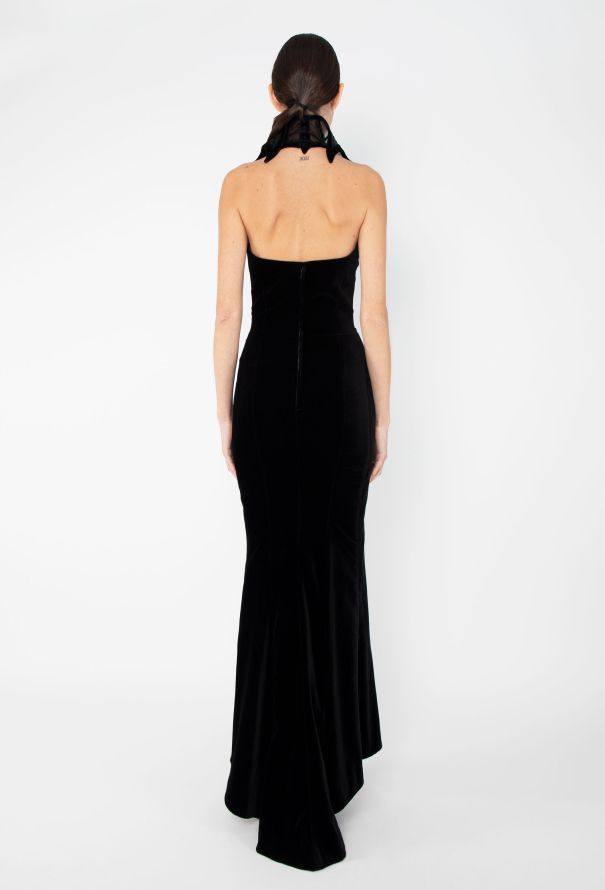Thierry Mugler COLLECTOR Late '80s Velvet Spider Gown - 5