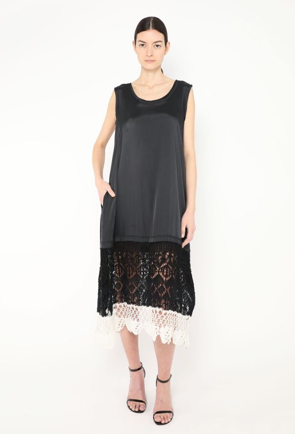Jil Sander 2018 Crochet Trim Tunic Dress - 3