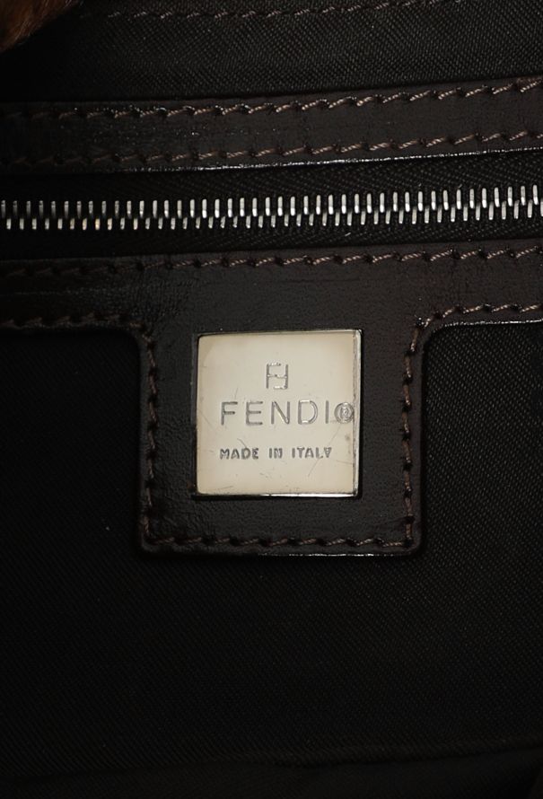 Fendi RARE Double Flap Pony Hair Baguette Bag - 11