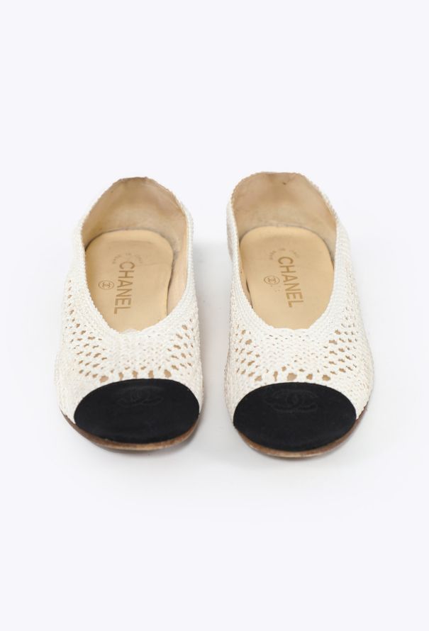 Chanel 2018 Crochet Ballet Flats - 2