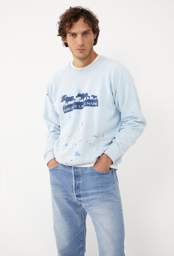 Men's Vintage '80s Painters Crewneck Sweatshirt - 1
