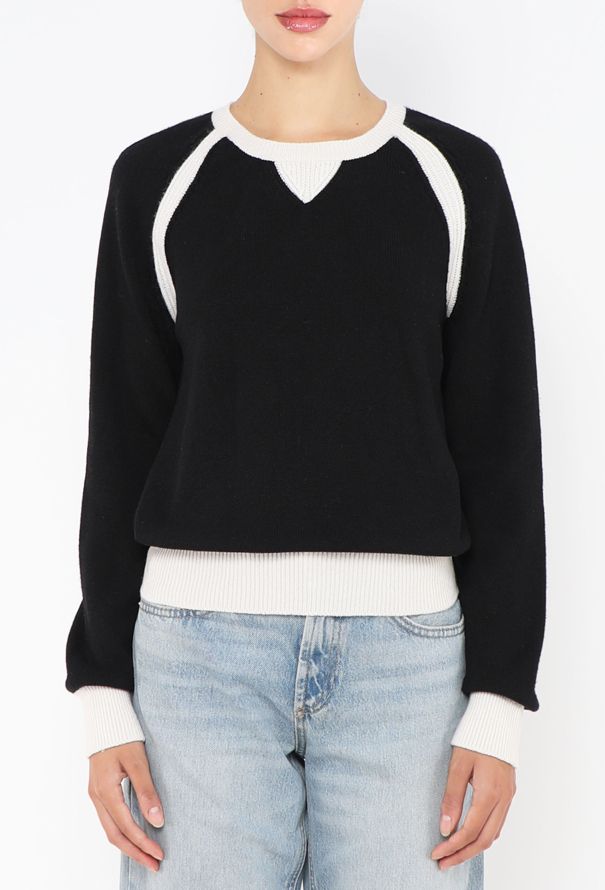 Chanel 2020 Bicolor Cashmere Sweater - 1
