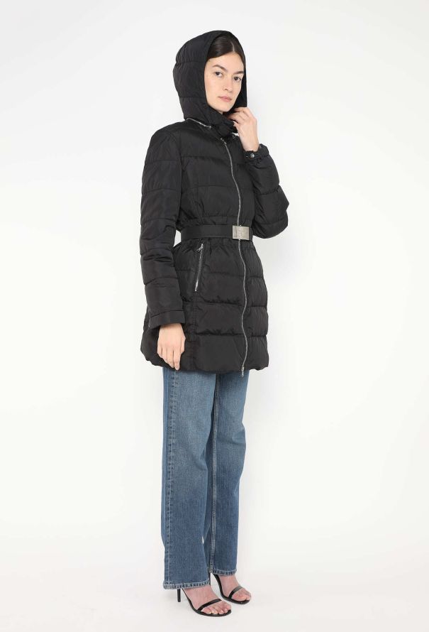 Prada Late '90s Belted Down Puffer Coat - 4 Prada Late '90s Belted Down Puffer Coat - 4