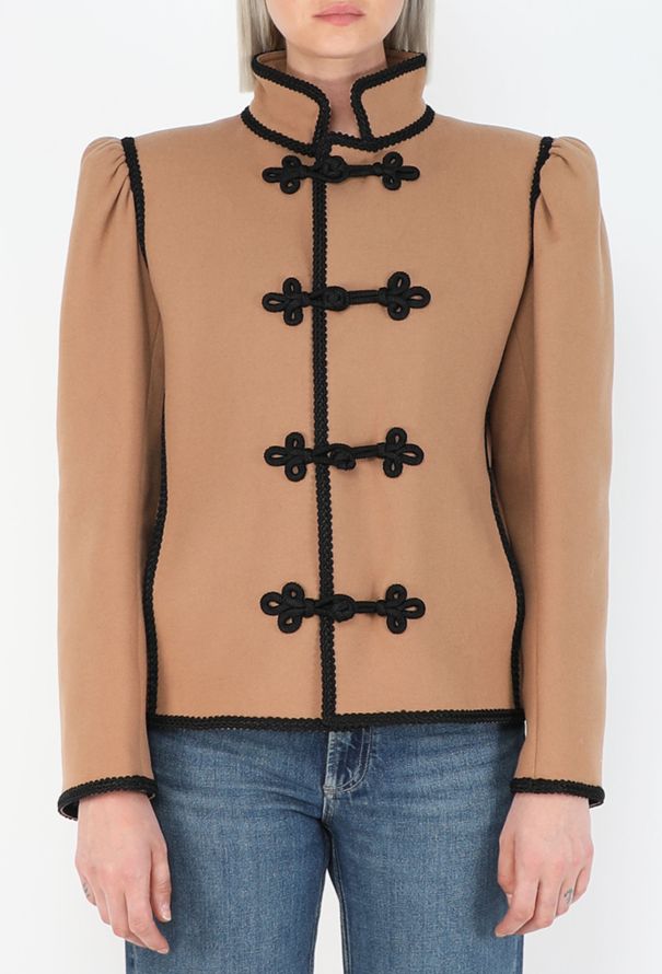 Saint Laurent Braided Trim Toggle Jacket, F/W 1982 - 3