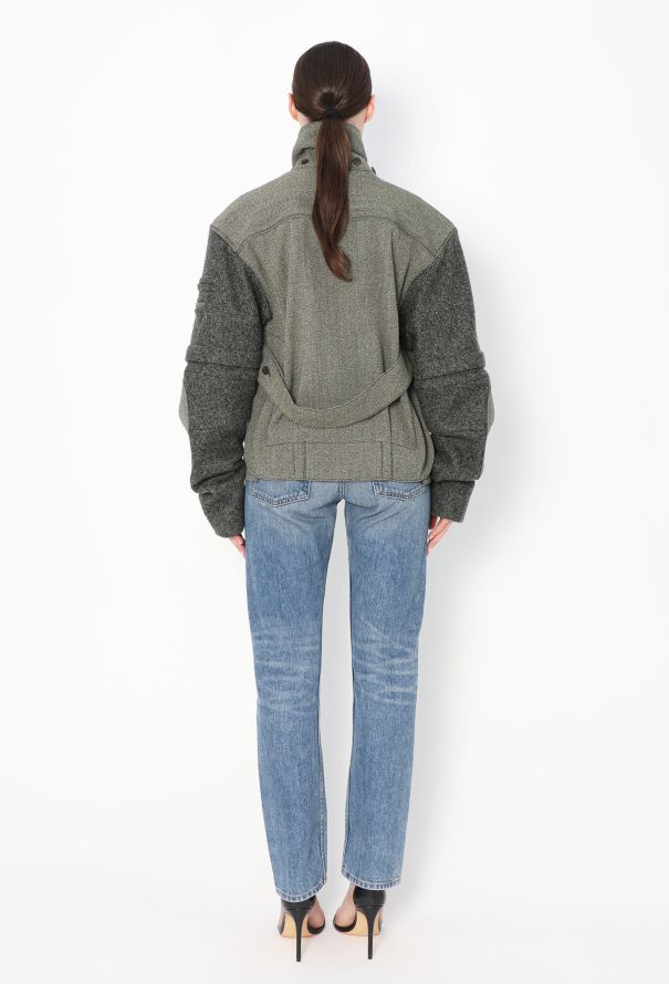 Balenciaga F/W 2004 Asymmetrical Wool Jacket - 7