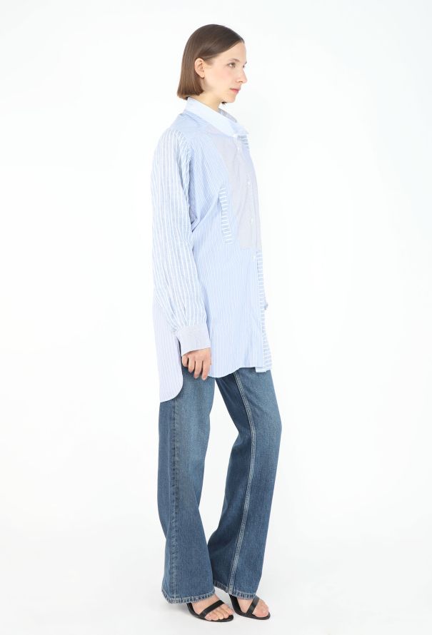 Loewe S/S 2018 Asymmetrical Pinstripe Tunic - 5