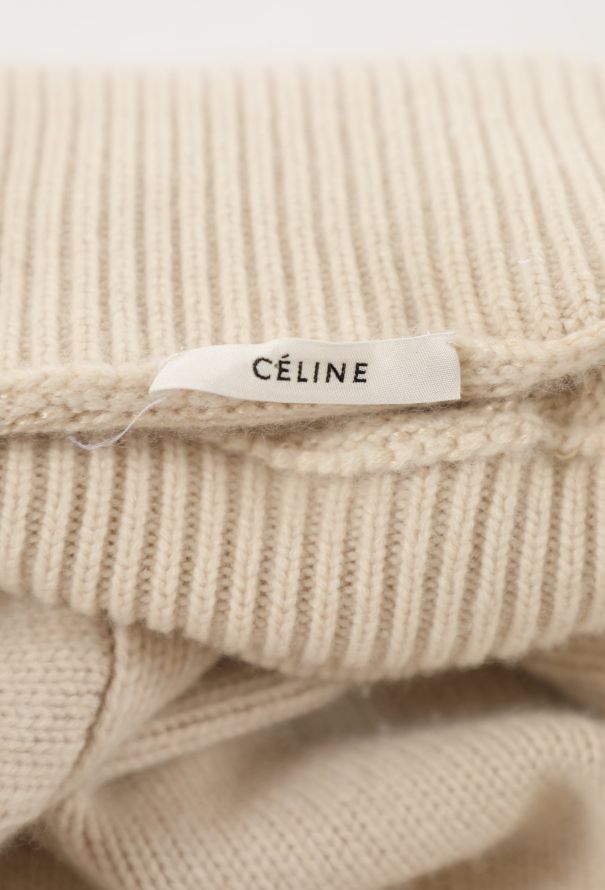 Céline 2014 Ribbed Cashmere Turtleneck - 4