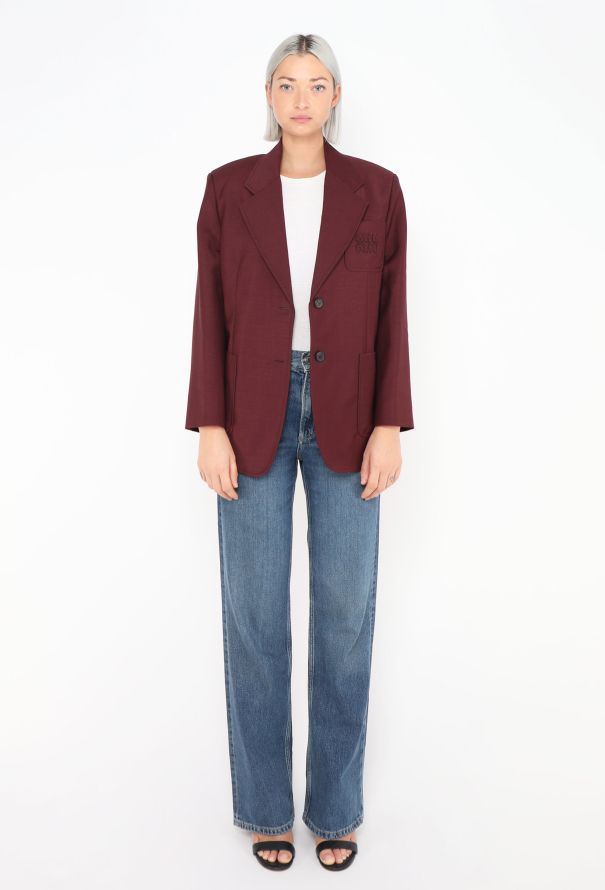 Miu Miu S/S 2024 Logo Tailored Blazer - 3
