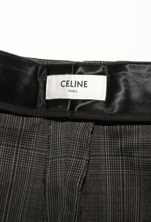 Céline 2019 Pleated Plaid Culottes - 5 Céline 2019 Pleated Plaid Culottes - 5