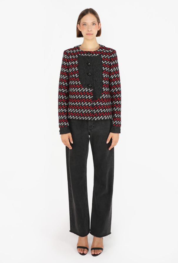 Chanel Tweed Chevron Jacket, 2015 - 2