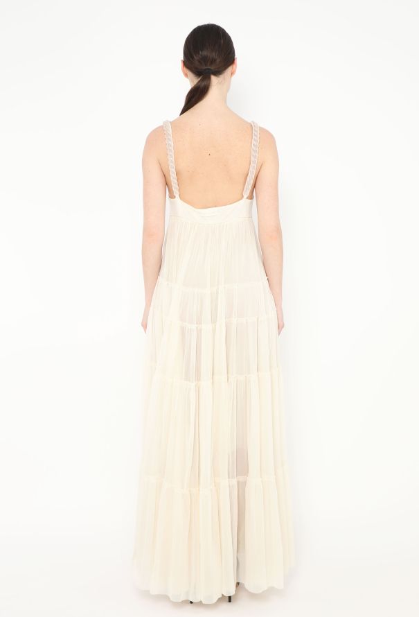 Jean Paul Gaultier Ruched Chainlink Mesh Gown - 4 Jean Paul Gaultier Ruched Chainlink Mesh Gown - 4