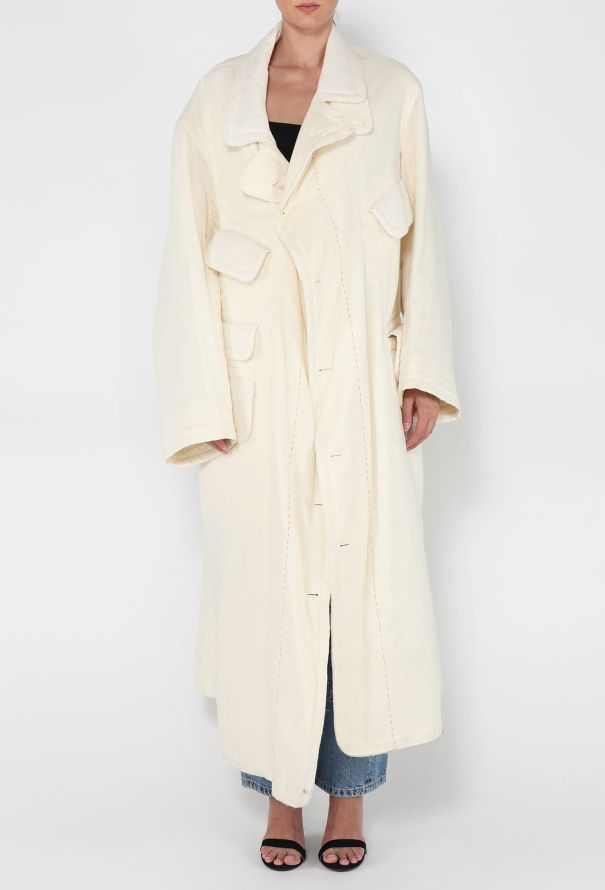 Maison Margiela Painted Crystal Duvet Coat, 2022 - 5