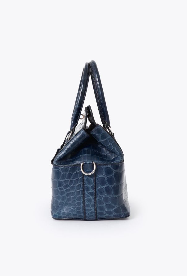 Hermès Matte Bleu Saphir Niloticus Crocodile Toolbox 20 Bag - 6