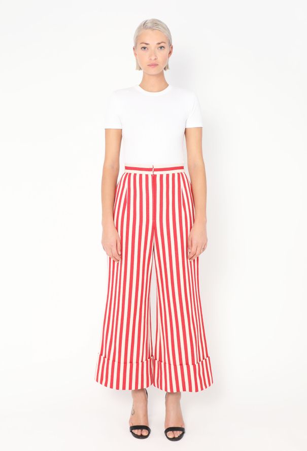 Chanel Resort 2017 Flared Chevron Pants - 1