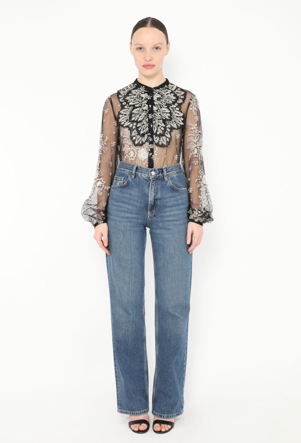 Ameri VINTAGE - アメリヴィンテージ UND EMBROIDERY LACE BLOUSE Ameri（アメリ）の「UND EMBROIDERY LACE BLOUSE（シャツ