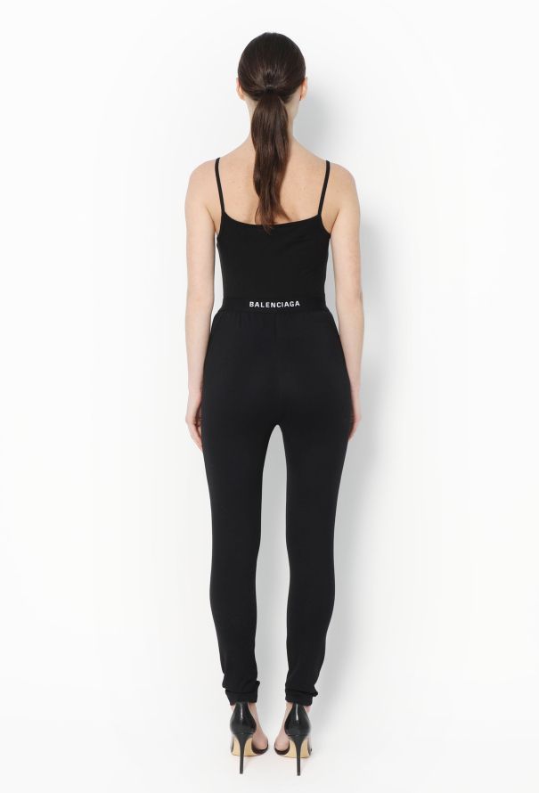 Balenciaga // Black Logo Waistband Legging – VSP Consignment