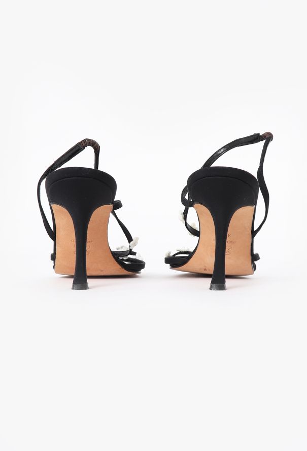 Manolo Blahnik Daisy Strap Slingback Sandals - 4
