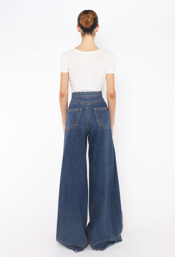 Loewe 2019 Frayed Wide-Leg Jeans - 4 Loewe 2019 Frayed Wide-Leg Jeans - 4
